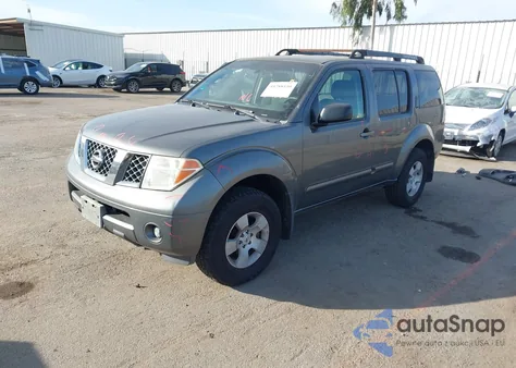 2006 Nissan Pathfinder S из США, поврежденный, VIN 5N1AR18W76C602244